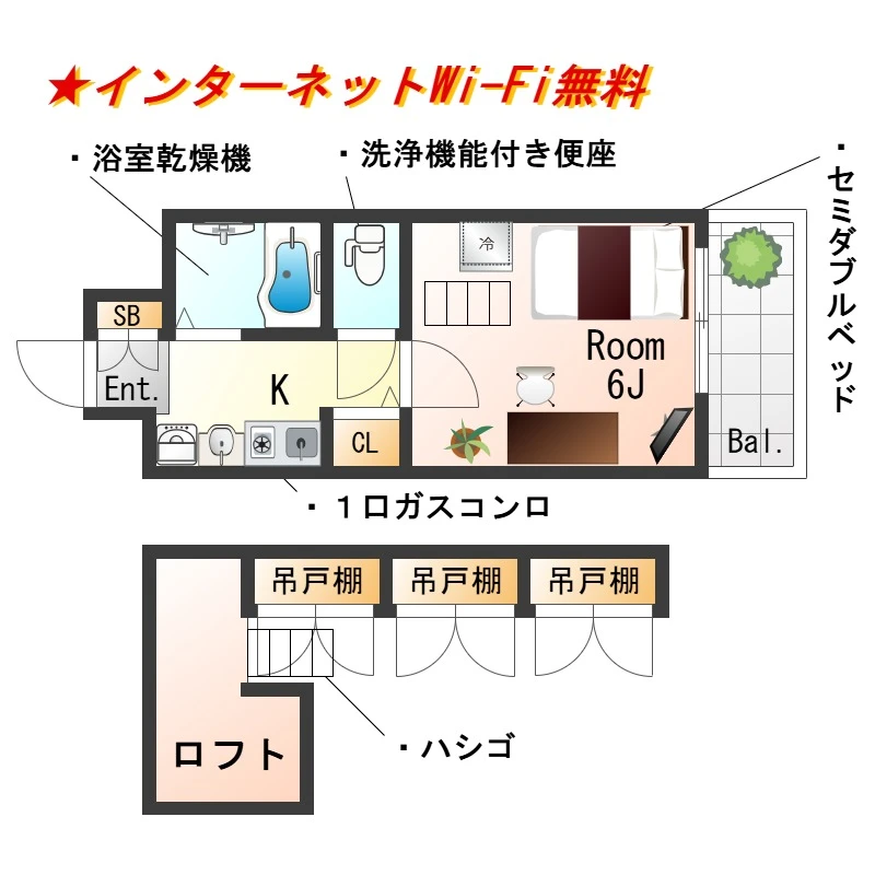 大阪府大阪市北区豊崎１丁目 間取図