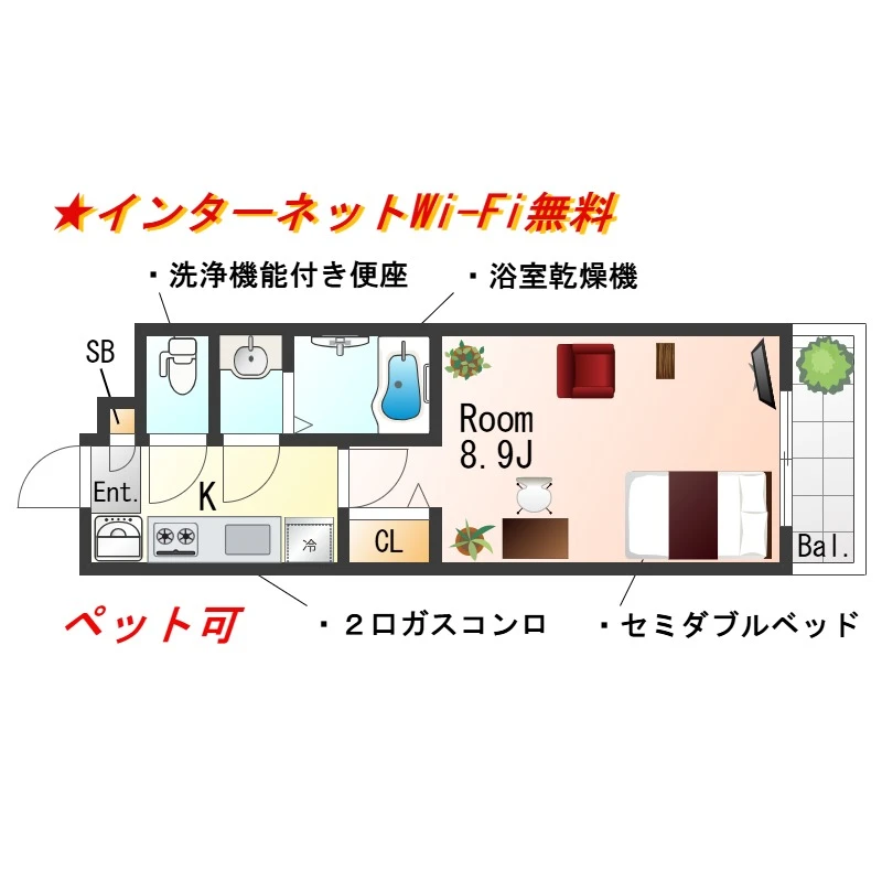 京都府京都市下京区西七条御領町 内観写真