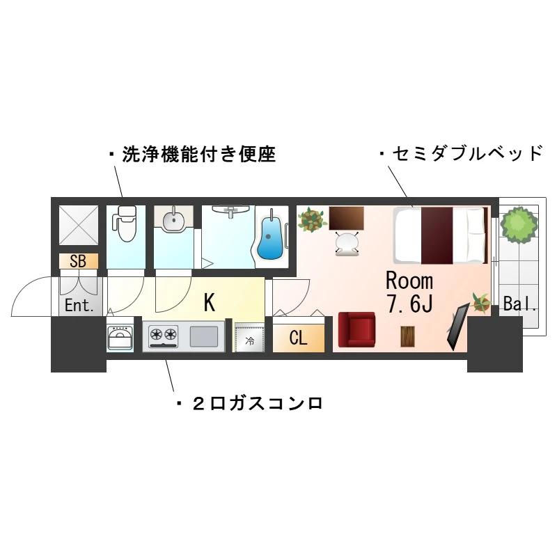 大阪府大阪市福島区玉川１丁目 内観写真