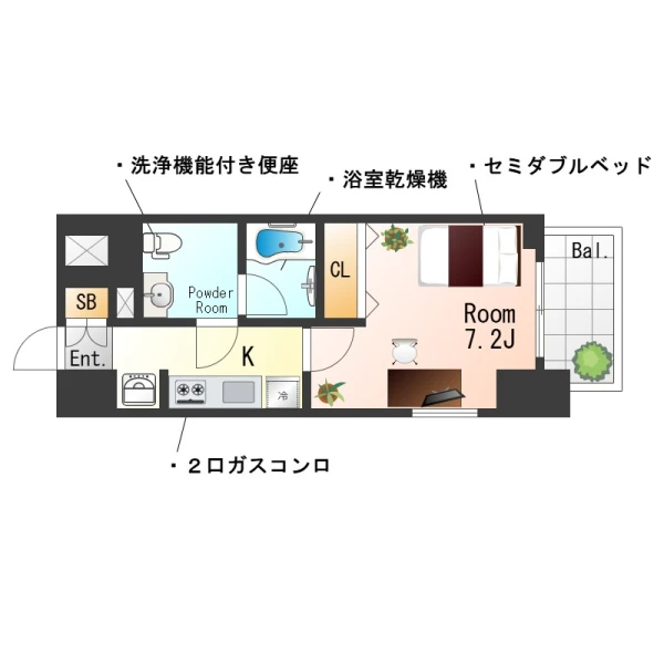 神奈川県横浜市西区浜松町13-13 間取図