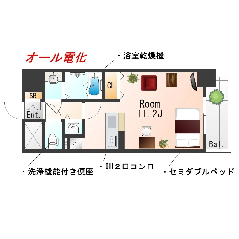 兵庫県神戸市中央区花隈町 内観写真