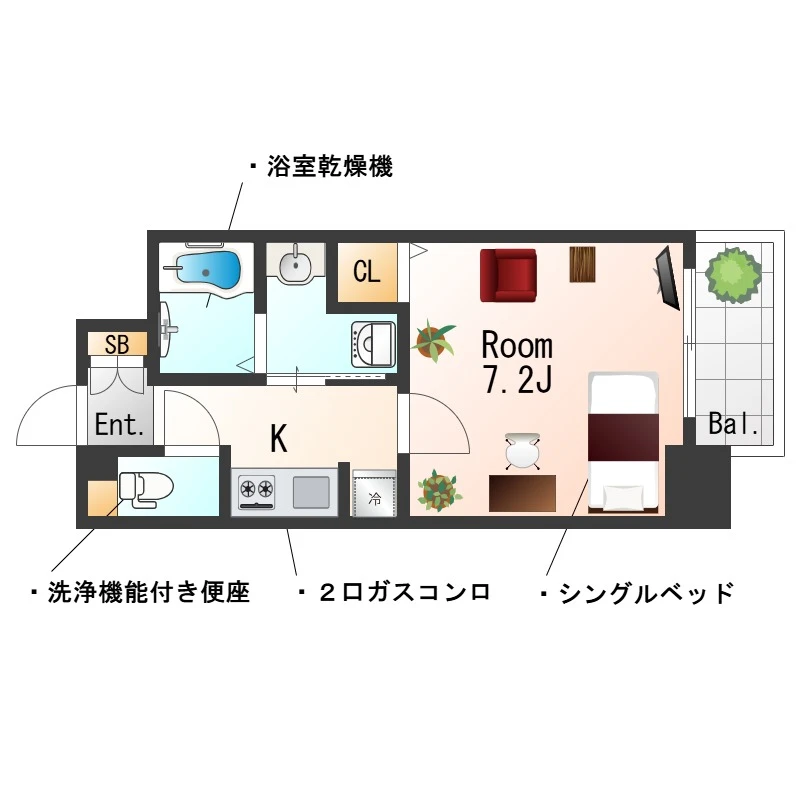 兵庫県尼崎市東難波町５丁目 間取図