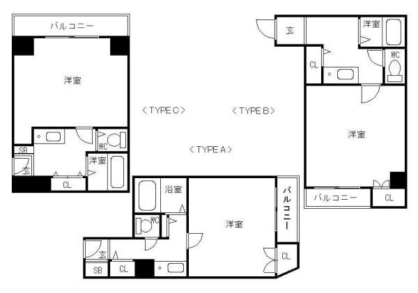 兵庫県神戸市東灘区住吉本町１丁目7-9 間取図
