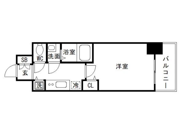 兵庫県神戸市中央区筒井町３丁目12-22 間取図