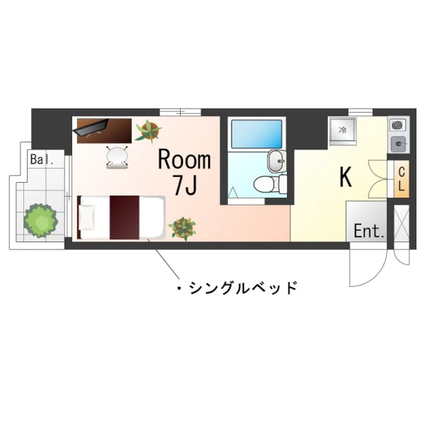 愛知県名古屋市中区新栄2丁目8-23 間取図