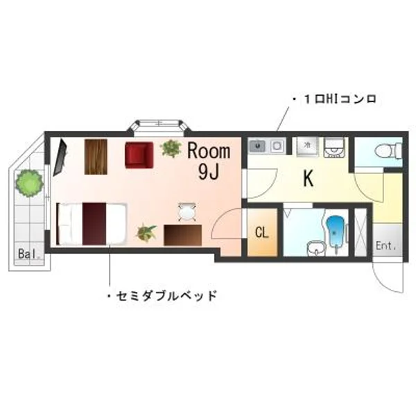 大阪府枚方市牧野下島町12-14 間取図