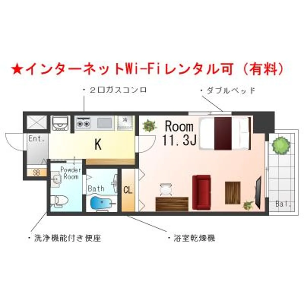 大阪府堺市堺区住吉橋町２丁 間取図