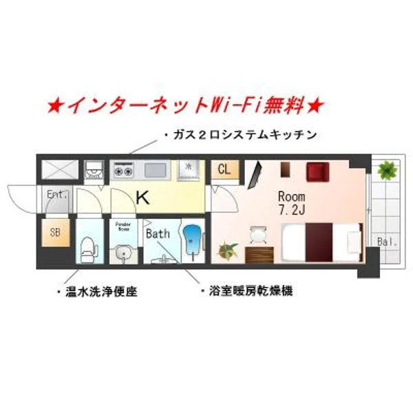 大阪府大阪市東成区深江北３丁目2-11 間取図