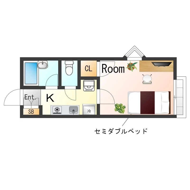 大阪府泉佐野市羽倉崎上町１丁目 間取図