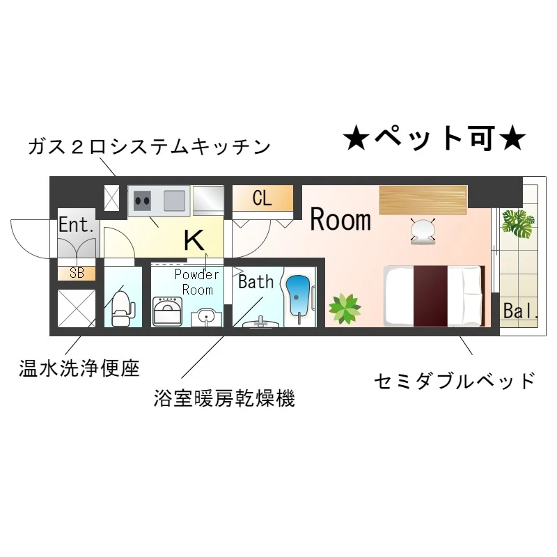 兵庫県神戸市灘区鹿ノ下通３丁目 間取図