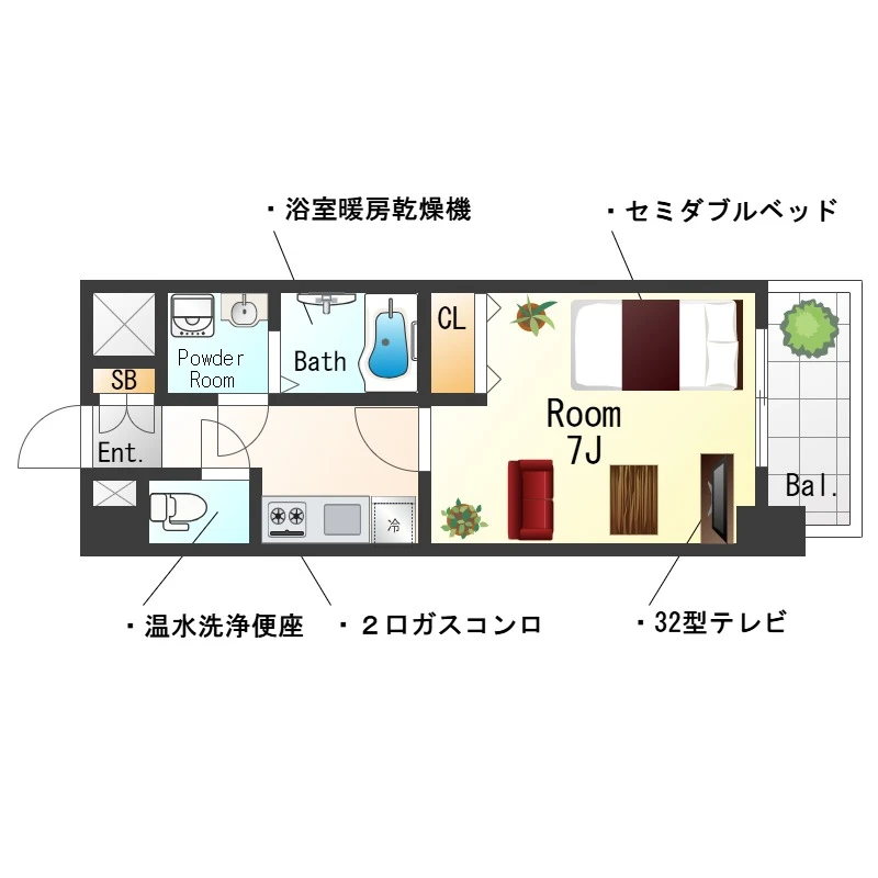 兵庫県西宮市深津町 間取図