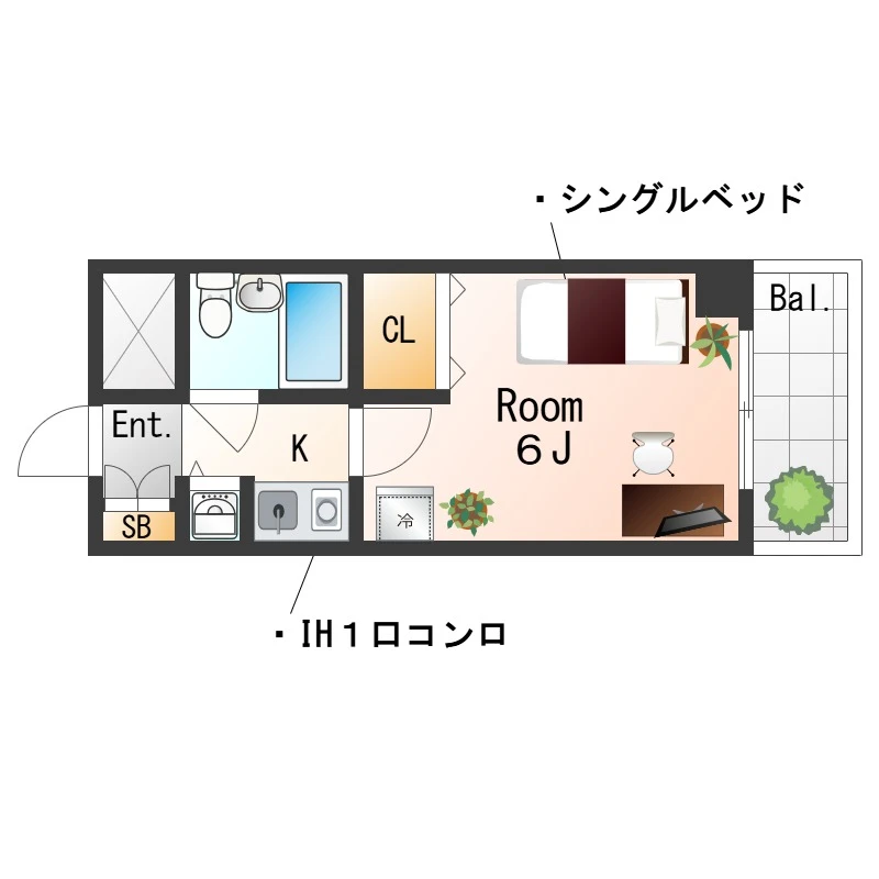 兵庫県神戸市長田区神楽町６丁目 間取図