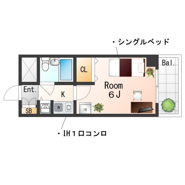 兵庫県神戸市長田区神楽町６丁目4-1 間取図