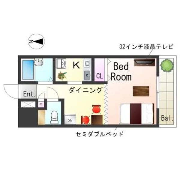 兵庫県西宮市津門呉羽町2-10 間取図