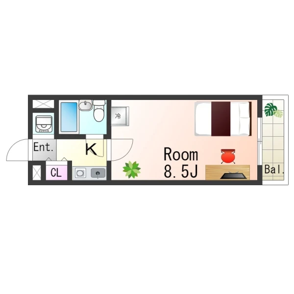 兵庫県姫路市福中町13番地 間取図